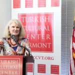 Prof. Aostre Johnson at the Ribbon Cutting Ceremony of Turkish Cultural Center
